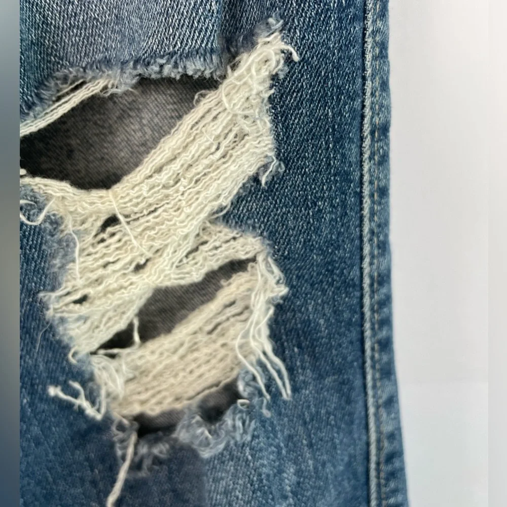 Frame Le High Skinny Denim Distressed Jeans Size 25